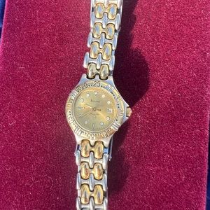 Two toned Bulova watch